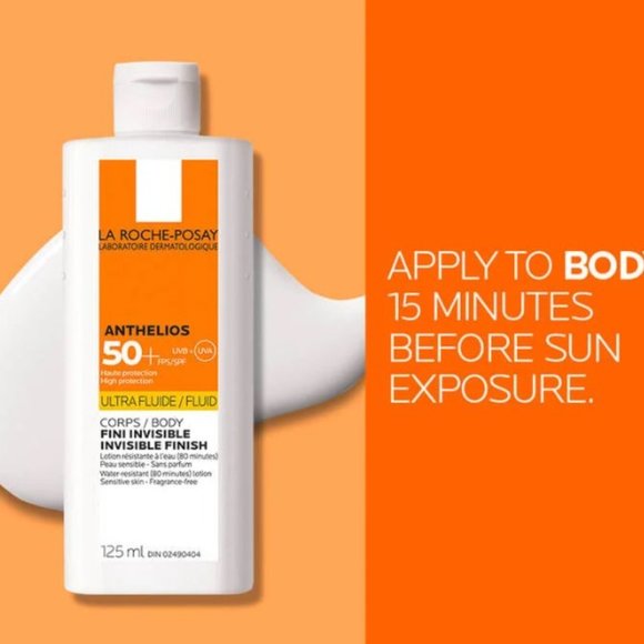 Laroche Posay ANTHELIOS ULTRA-FLUID SPF 50+ BODY SUNSCREEN - Picture 6 of 6